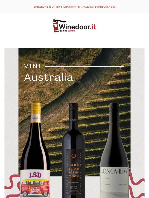 🦘 I vini australiani ti aspettano!