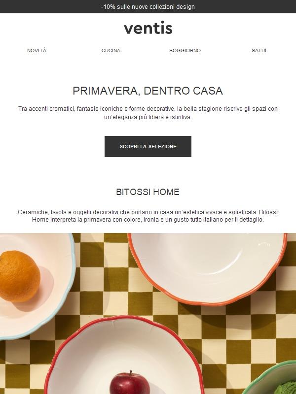 La primavera entra in casa