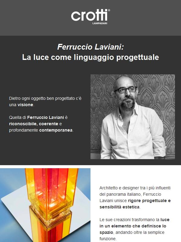 Ferruccio Laviani: design, luce e identità contemporanea