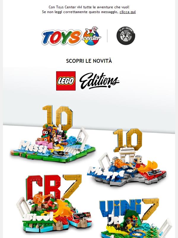 ♟️ PLAY 4EVER - ⚽ LEGO Editions ora in preordine!