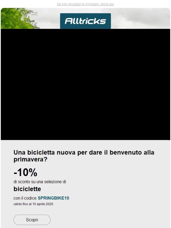 Codici sconto su biciclette, articoli per il running e attrezzatura outdoor ! 😍