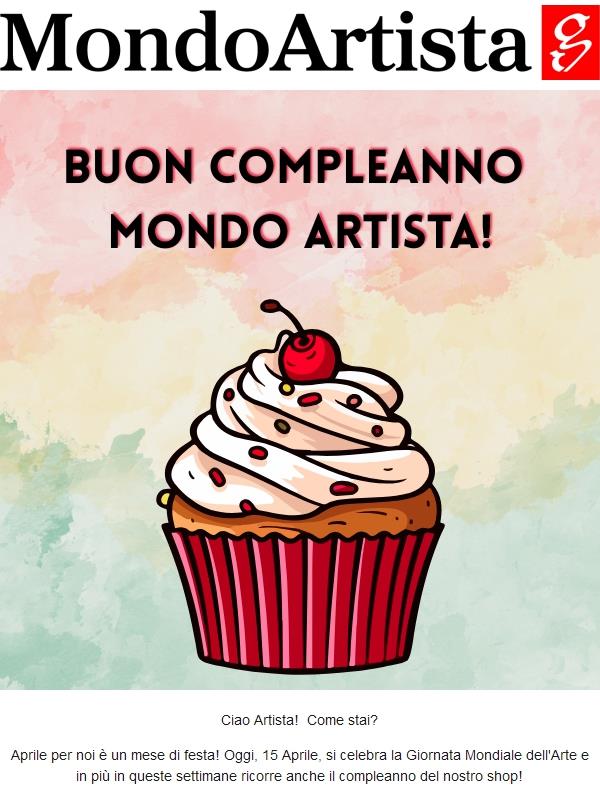 🎂AUGURI MONDO ARTISTA🎂Festeggia con noi!