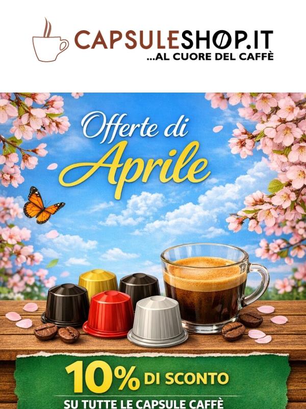 Capsule caffè in offerta: il gusto migliore, al prezzo migliore.