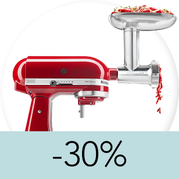 Meat grinder and sausage stuffer set