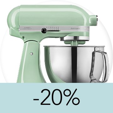 Mixer tilt-head 4.8L - Artisan with extra accessories