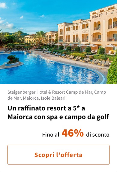Un raffinato resort a 5* a Maiorca con spa e campo da golf