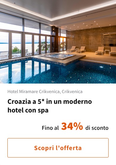 Croazia a 5* in un moderno hotel con spa