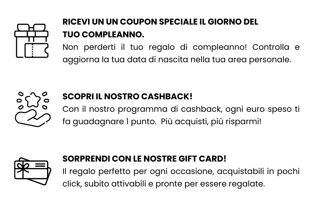 ​Non perdere i vantaggi riservati ai nostri clienti!