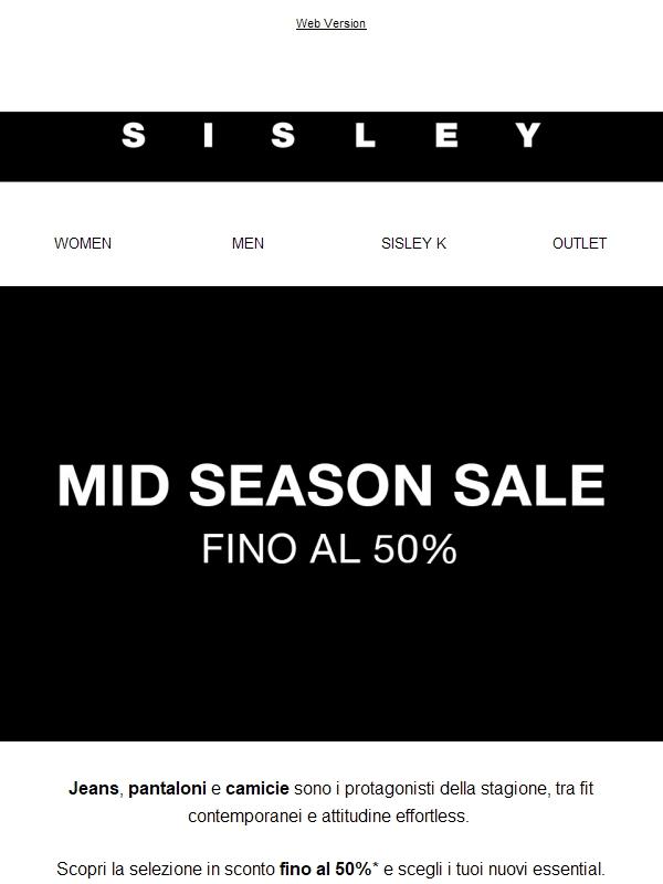 Continuano le Mid Season Sale: fino al 50%
