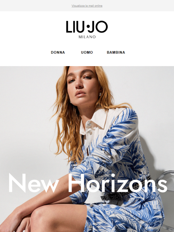 Look vacanziero in bianco e blu