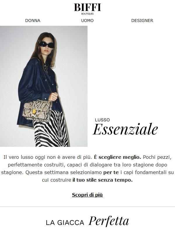 Lusso Essenziale — I capi che definiscono davvero il guardaroba