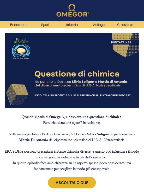Omega-3: è questione di chimica 🧪