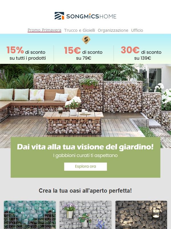 Scopri i gabbioni adatti al tuo giardino