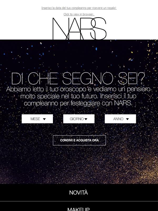 Regalo di compleanno? Le stelle sono allineate.