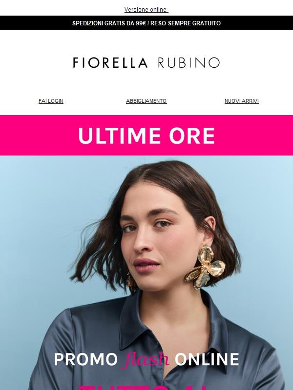 TUTTO AL -25% ⏰ Ultime ore