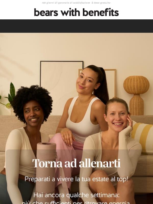 Torna in forma, riparti con il 20% di sconto!