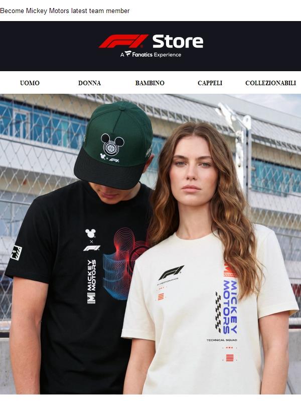 Experience the magic of Disney x F1