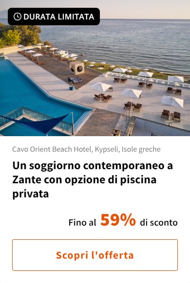 Un soggiorno contemporaneo a Zante con opzione di piscina privata