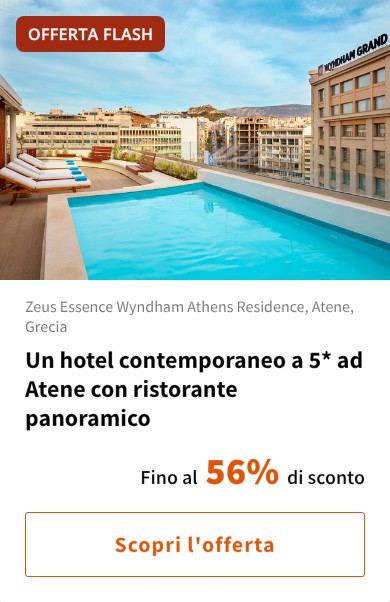 Un hotel contemporaneo a 5* ad Atene con ristorante panoramico