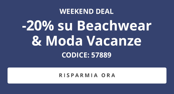 Pronta per l'estate? Risparmia il 20% sui look per le vacanze