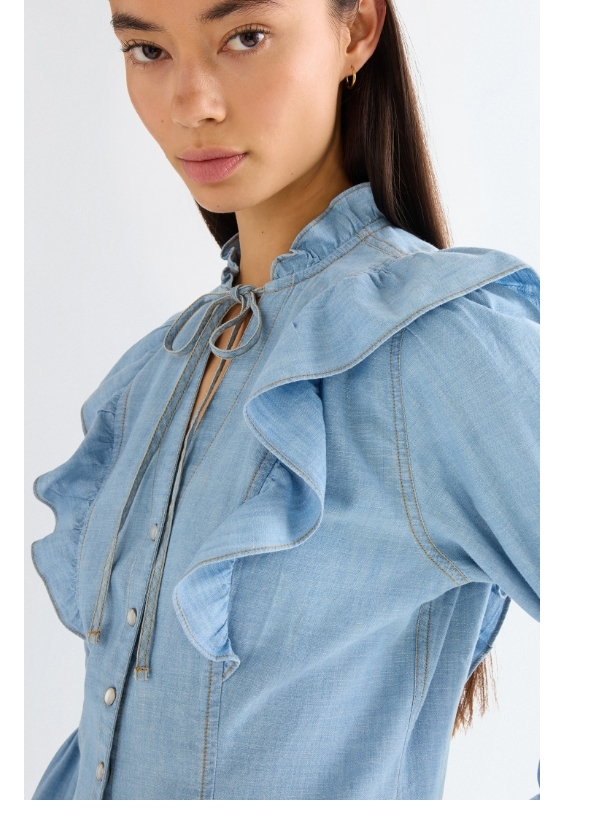 Slim Romance Lightweight Blouse