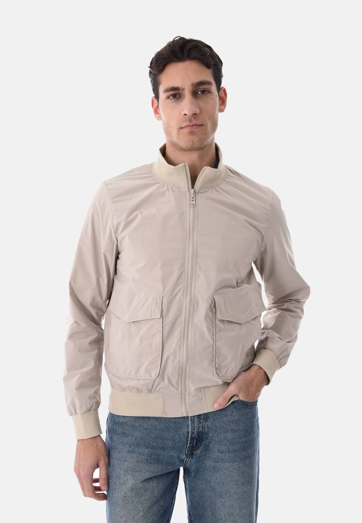 Image of Giacca a vento con tasconi