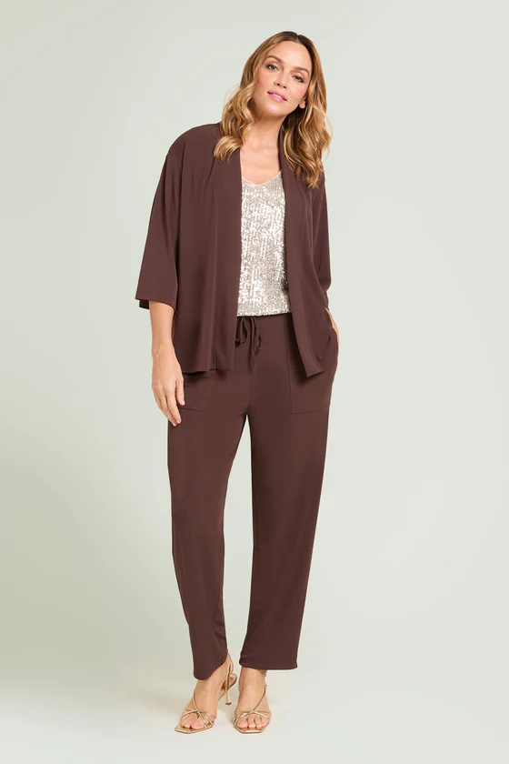 PANTALONI PULL.ON JOGGER IN JERSEY FLUIDO