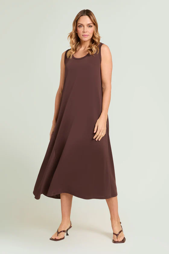 ABITO LUNGO IN JERSEY FLUIDO