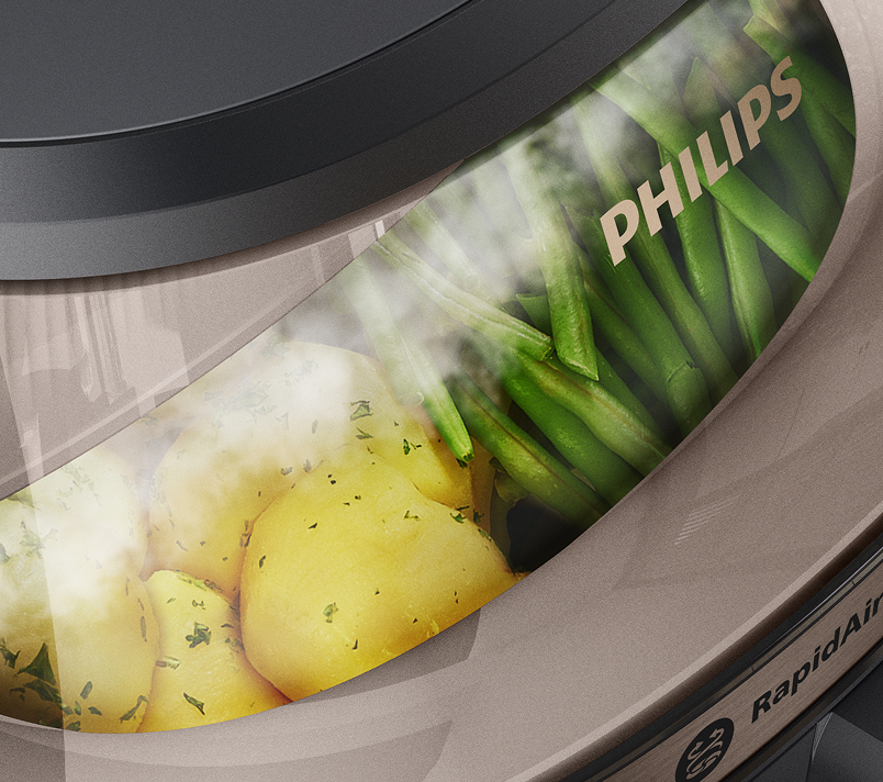 Cooking window for easy progress checks​