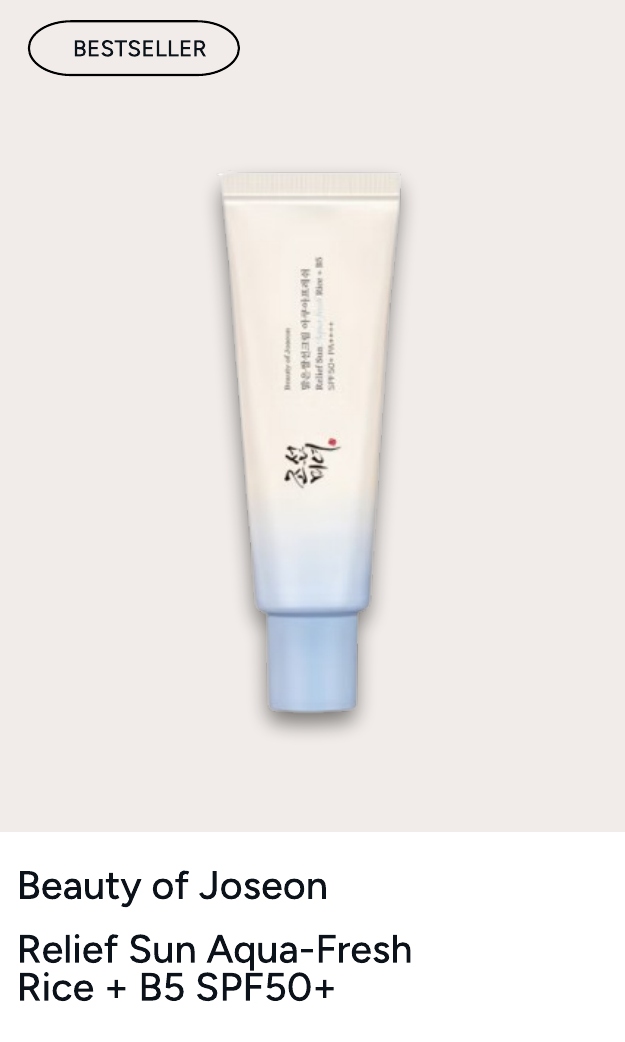 Beauty of Joseon Relief Sun Aqua-Fresh Rice + B5 SPF50+ 50ml