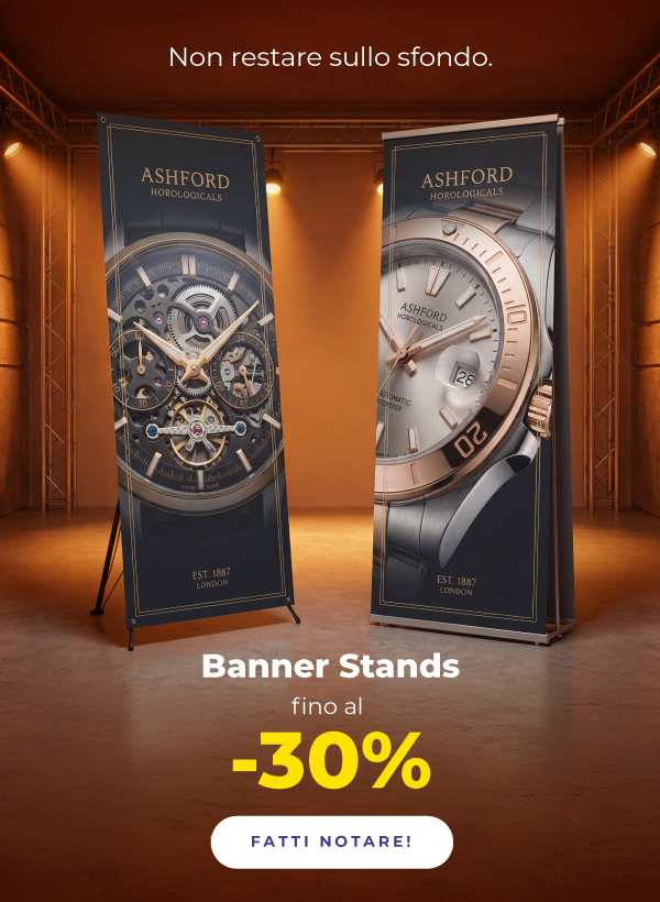 Banner Stands fino al -30%