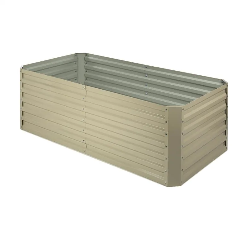 Terrabox 180x90x60 cm Fioriere rialzate Crema