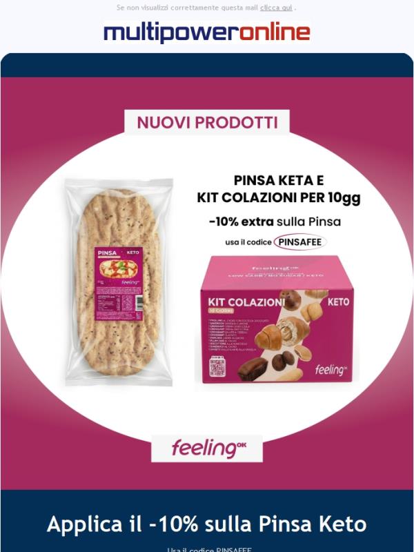 ✨Nuovi arrivati per la tua dieta Keto! 🤩