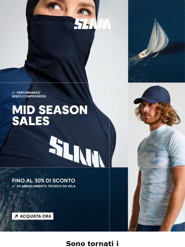 Sono iniziati i Mid Season Sales