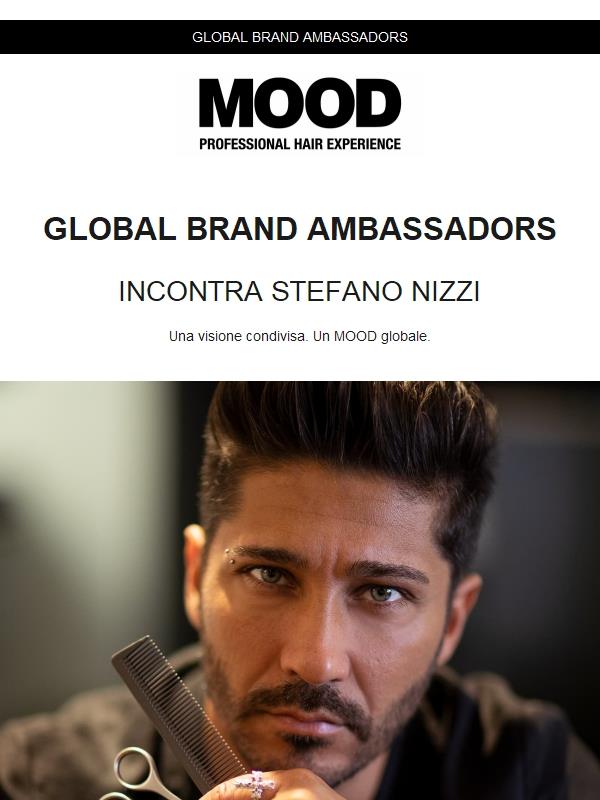 Una nuova era per MOOD: Stefano Nizzi è il nuovo Global Brand Ambassador!
