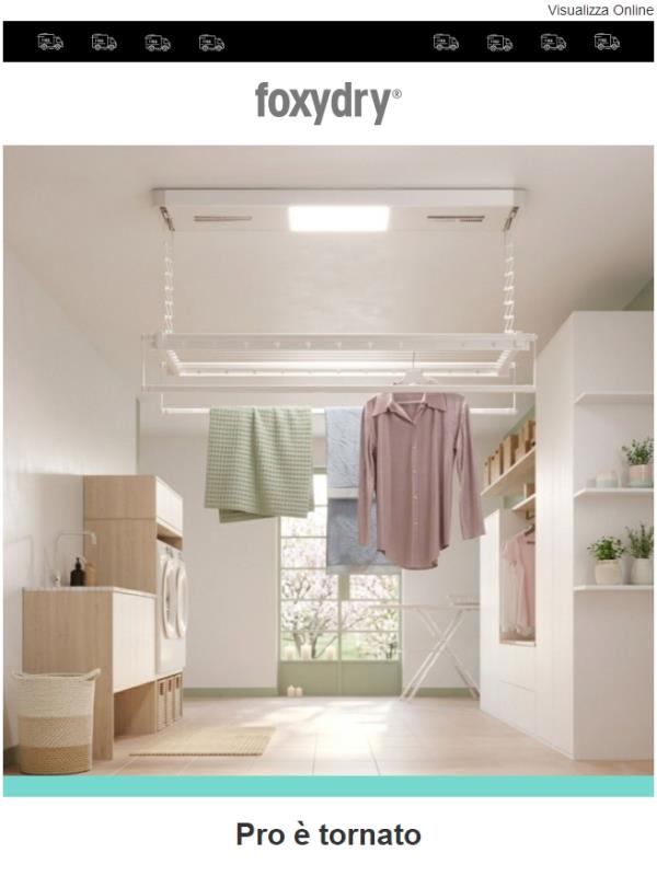 Di nuovo disponibile: Foxydry Pro