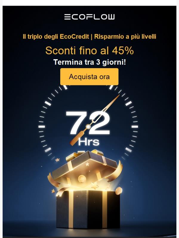 Ultima occasione per ottenere fino al 45% di sconto