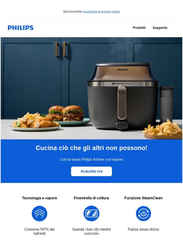 Nuova Philips Airfryer con vapore!​