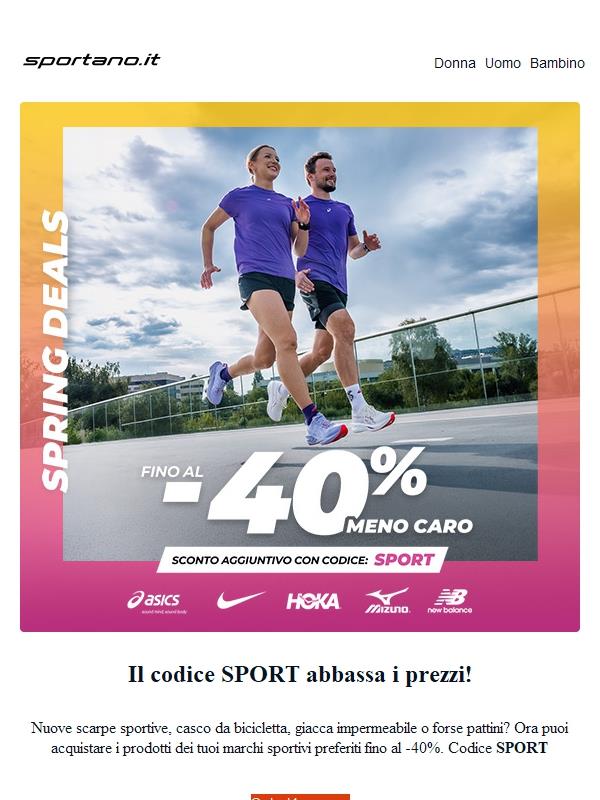 I tuoi sconti fino al -40% ti stanno già aspettando! 🛍️