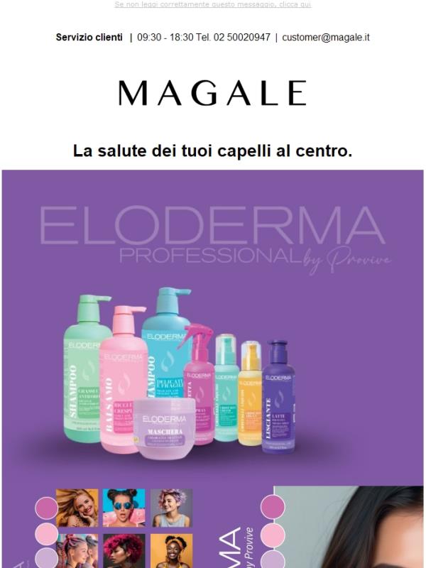 Non è solo Haircare, è Eloderma! Il meglio per la tua pelle 💙💚💜🧡