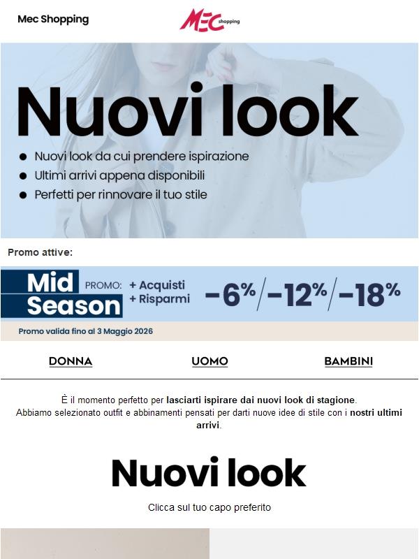 Lasciati ispirare ✨ Nuovi look