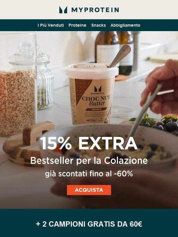 Doppio Regalo + 15% Extra 🥜