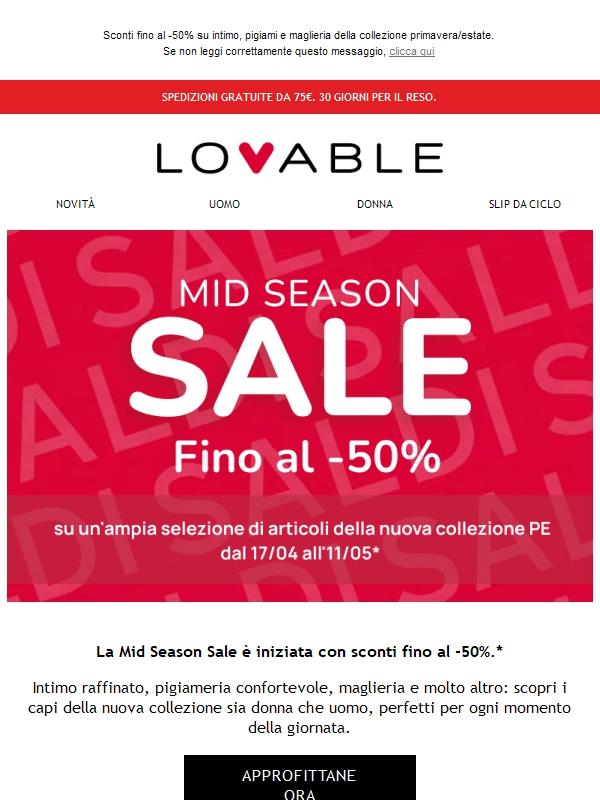 Approfitta della Mid Season Sale! 😍