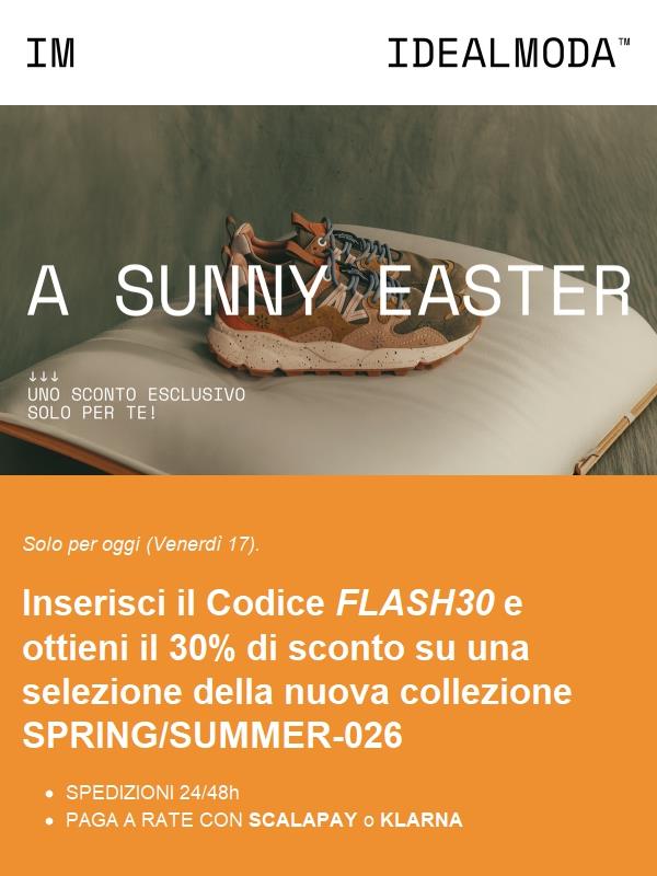-30% Flash: su articoli selezionati!