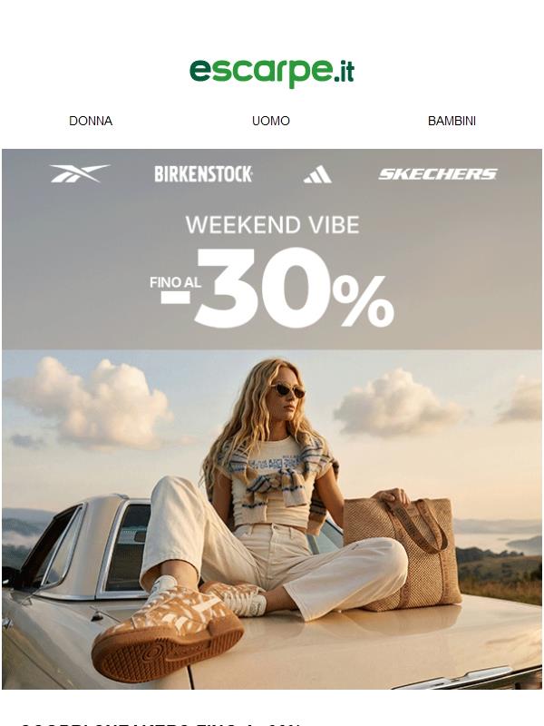 🌸 Per passeggiate primaverili: SNEAKERS FINO A -30%