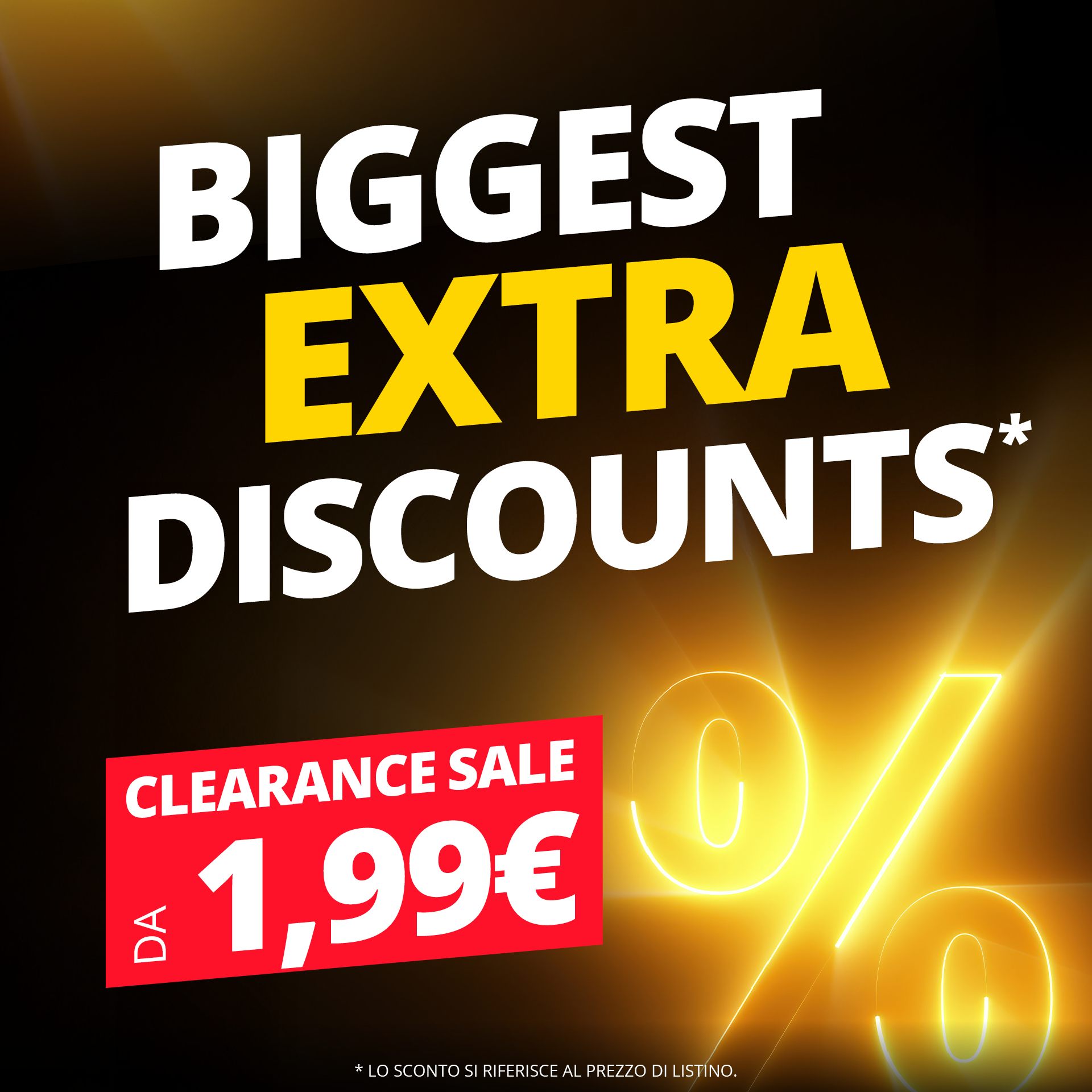 saldi con sconto extra
