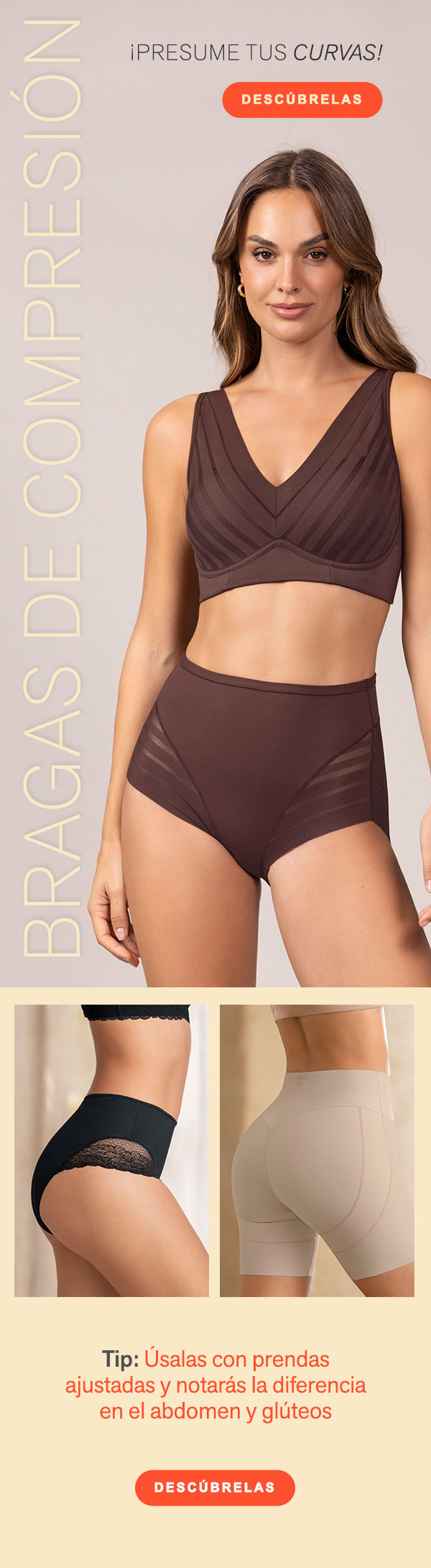 Bragas de compresión Leonisa