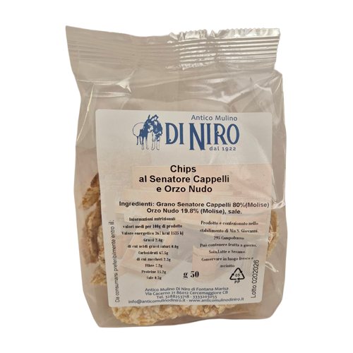 Chips grano Senatore Cappelli 50g Antico Mulino di Niro