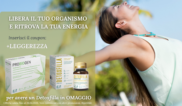 PROMO 1 Detoxfilla OMAGGIO acquistando il pack da 3 PROBIOGEN