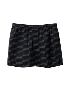 Pantaloncino Shorts con Logo Allover Balenciaga